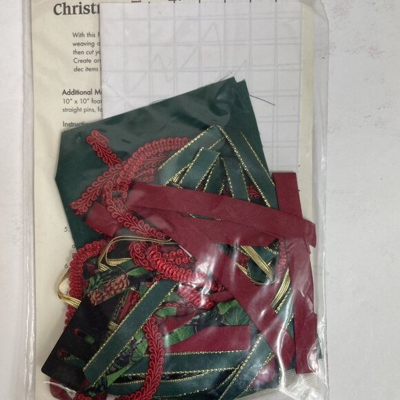 Wrights Pin Weaving Ornament Kit Christmas Tree Holiday Vintage #194-306-999 - Picture 10 of 10